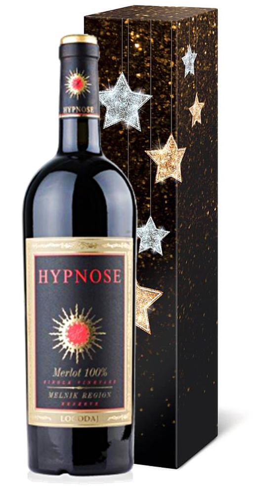 [1011.0316g] Logodaj - &quot;Hypnose&quot; Merlot Reserve 2016 0.75l im Geschenkskarton